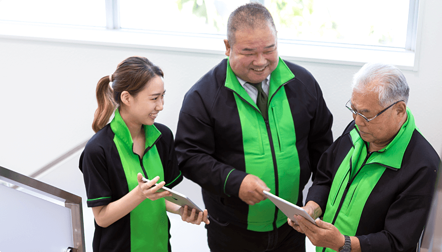 まずは自分が笑顔でいる事、そして相手を笑顔にすること